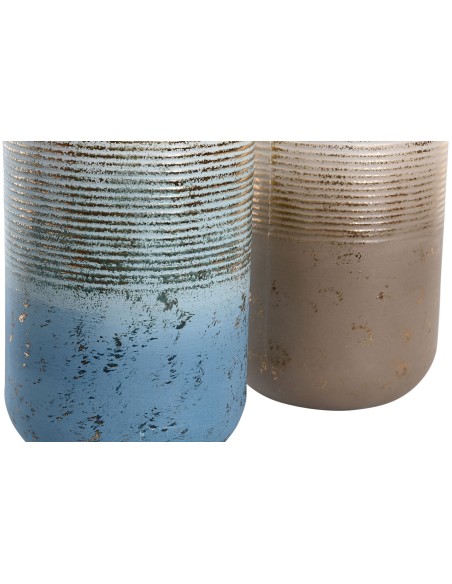 JARRON METAL 16X16X33 DESGASTADO 2 SURT.