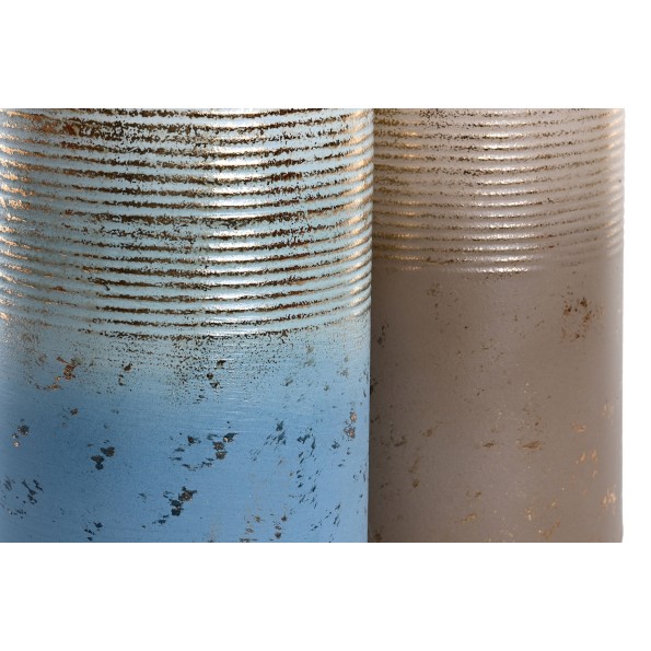 JARRON METAL 16X16X41 DESGASTADO 2 SURT.