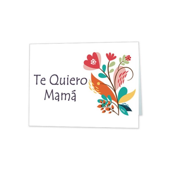 MINI CARD FLOR TE QUIERO MAMA 66 x 90 mm