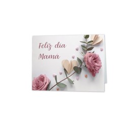 MINI CARD FELIZ DIA MAMÁ 90 x 66 mm