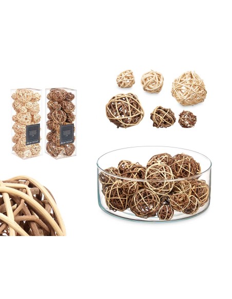 SET 24 BOLAS DECORACION 2 MODELOS SURT