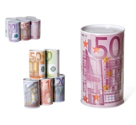 HUCHA EUROS 8X15 CM LATA