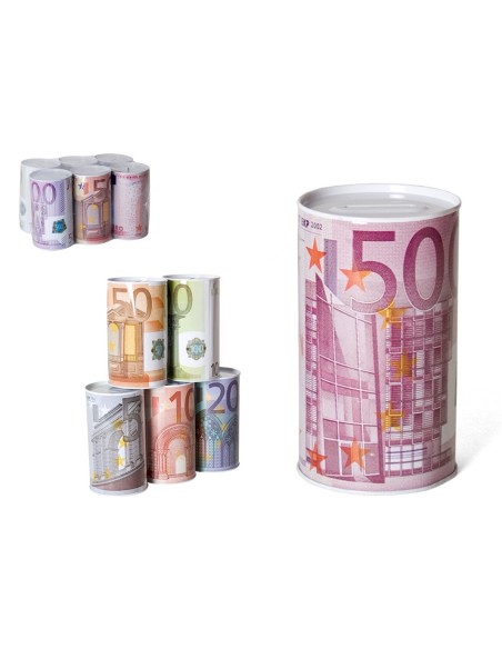 HUCHA EUROS 8X15 CM LATA