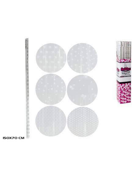 ROLLO POLIETILENO DEC BLANCO 150X70 CM