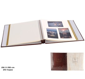 ALBUM ADHESIVO ANILLO 20HOJAS 26X28 CM
