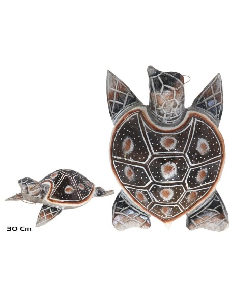 TORTUGA 30 CM GRIS CLARO