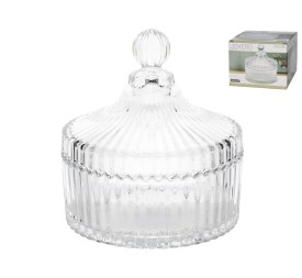 JOYERO CRISTAL CON TAPA 14,5x15CM