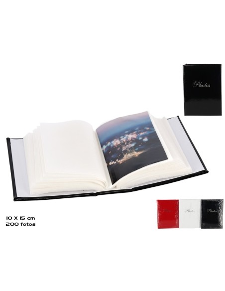 ALBUM 200 FOTOS 10X15 CLASIC 3SURT. SLIPIN