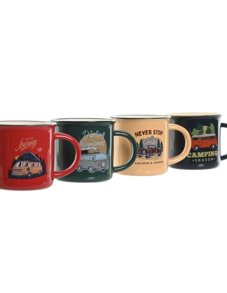 MUG NEW BONE 9,4X8,7X8 340ML FURGO 4 SURT.