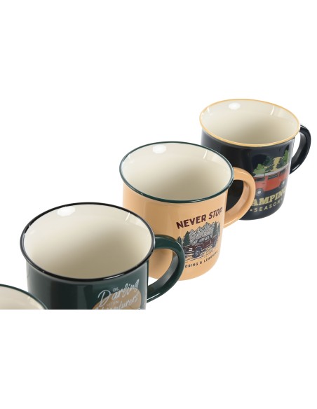 MUG NEW BONE 9,4X8,7X8 340ML FURGO 4 SURT.