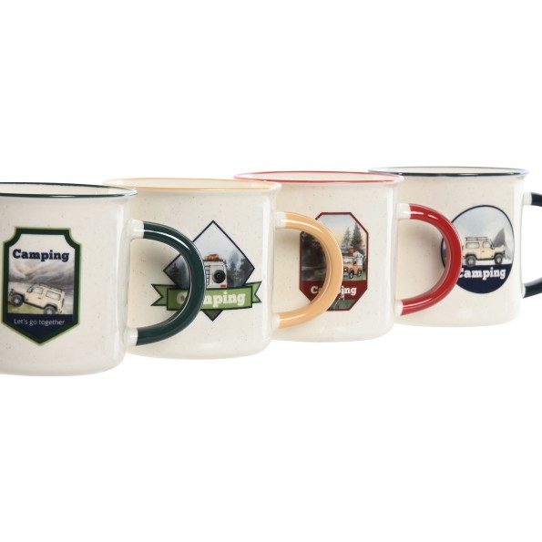 MUG NEW BONE 9,4X8,7X8 340ML CAMPER 4 SURT.