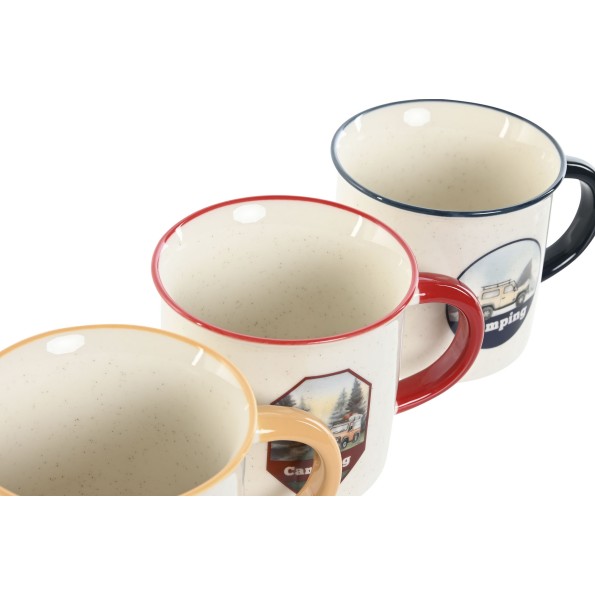 MUG NEW BONE 9,4X8,7X8 340ML CAMPER 4 SURT.