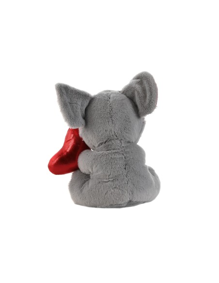PELUCHE POLIESTER 10X10X14 ANIMAL CORAZON 6 SURT.