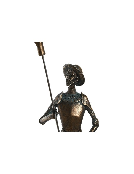 FIGURA RESINA 7X7X25 QUIJOTE COBRIZO