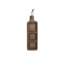 CENTRO MESA PAULOWNIA 41X13X4 DESGASTADO MARRON