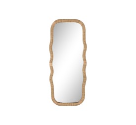 ESPEJO RATAN CRISTAL 49X4X113 NATURAL