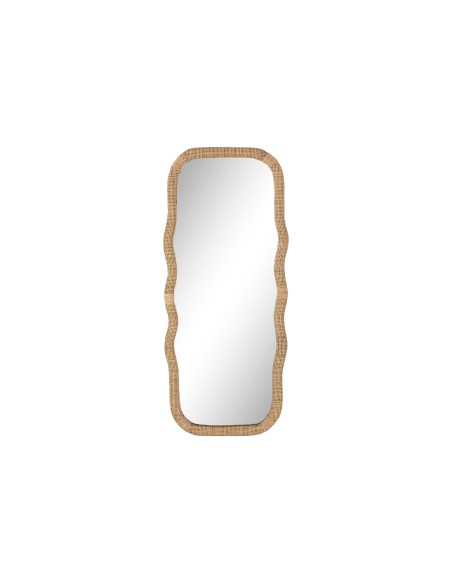ESPEJO RATAN CRISTAL 49X4X113 NATURAL