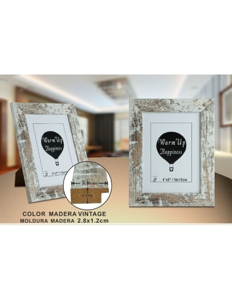 PORTAFOTO VINTAGE DM-401 10X15CM (12/48)