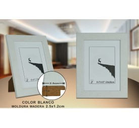 PORTAFOTO BLANCO DM-898 24X30CM (12/24)