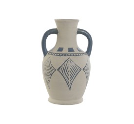 JARRON CERAMICA 15X15X25 ASA RUGOSO CRUDO