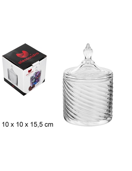 BOMBONERA CRISTAL VENECIA 10X15,5