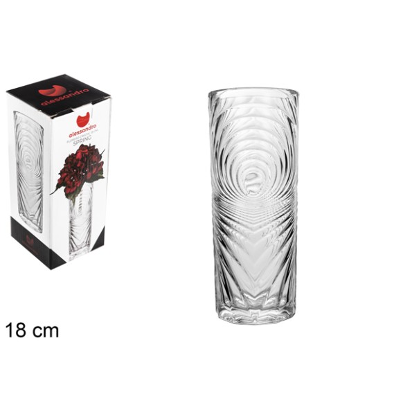 FLORERO CRISTAL SPRING 18 CM