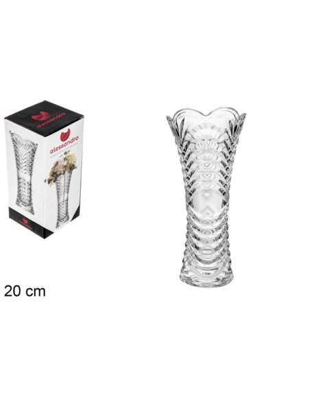FLORERO CRISTAL ESTOCOLMO 20CM