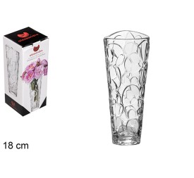 FLORERO CRISTAL TRIÁNGULO VERONA 18 CM