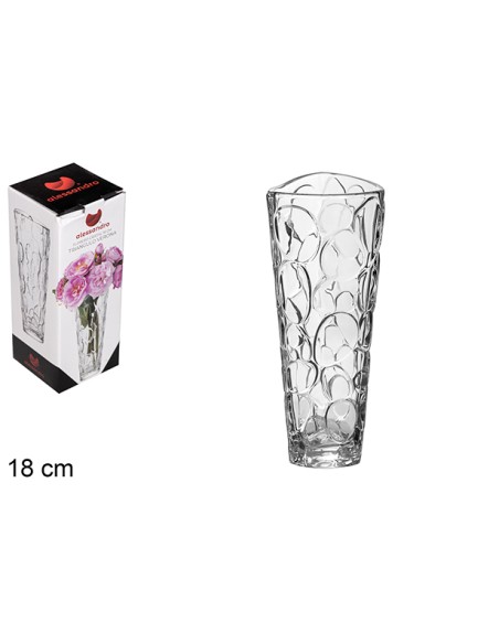 FLORERO CRISTAL TRIANGULO VERONA 18CM