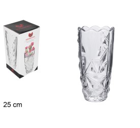 FLORERO CRISTAL SANTANDER 25CM