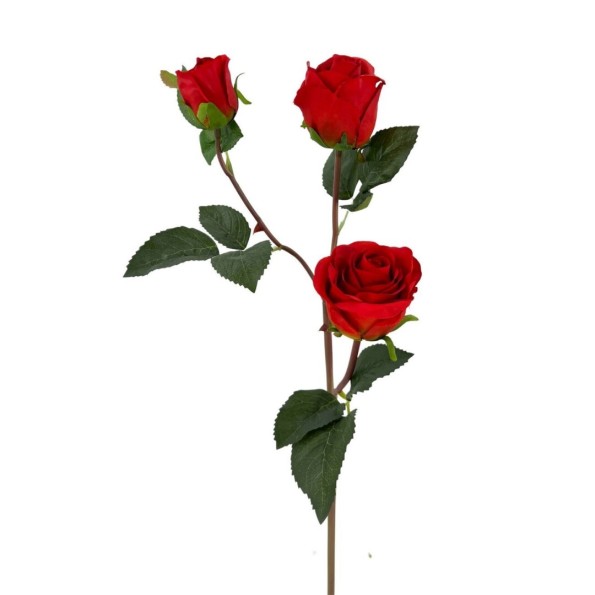 ROSA X3 POLIESTER ROJA 70cm (30cm) (A236-3)