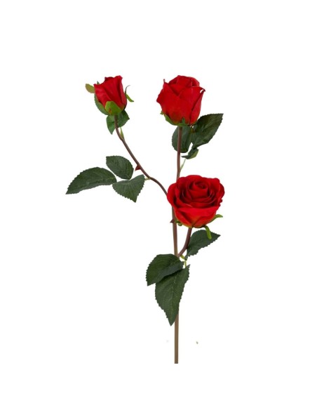 ROSA X3 POLIESTER ROJA 70cm (30cm) (A236-3)