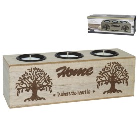PORTAVELAS X3 HOME TREE 21X6,5X7CM