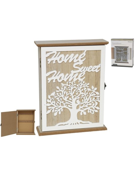 GUARDA-LLAVES TREE 20X6,5X26CM BLANCO