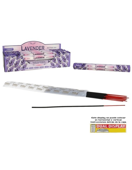 INCIENSO 24G 20 STICKS TULASI LAVENDER