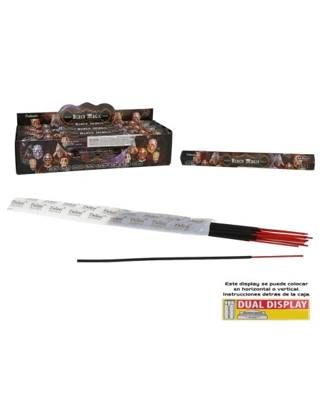INCIENSO 24G 20 STICKS TULASI BLACK MAGIC