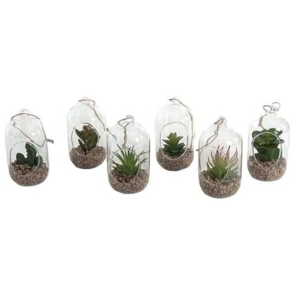 BOTELLA CRISTAL MINI CACTUS 13.5X7CM 6 S