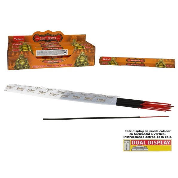 INCIENSO 24G 20 STICKS TULASI LUCKY BUDDHA