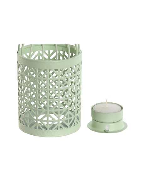 FAROL  HIERRO 8X8X15 JAULITA 4 SURT PASTELES