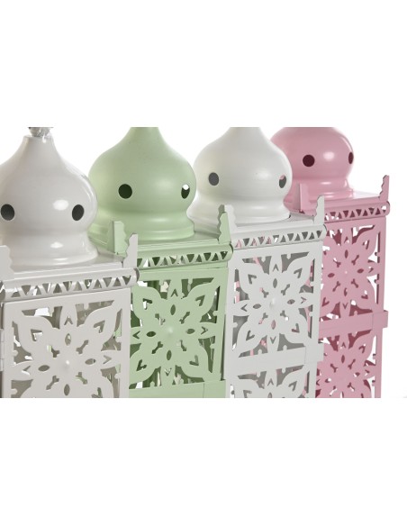 FAROLA HIERRO 10X10X30 4 SURT TONOS PASTELES