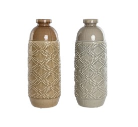 JARRON CERAMICA 17X17X44 ROMBOS 2 SURT.