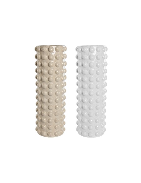 JARRON CERAMICA 17X17X50 BOLAS 2 SURT.