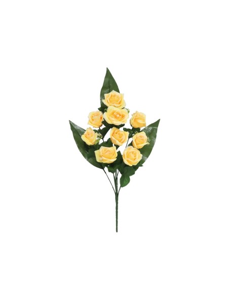CONJUNTO ROSAS X 9-55CM (AMARILLO)