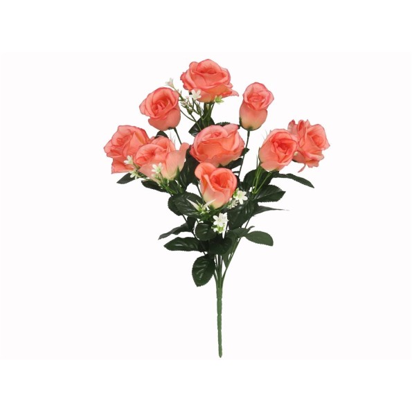 RAMO CAPULLOS-ROSAS X 9-47 CM (SALMON)