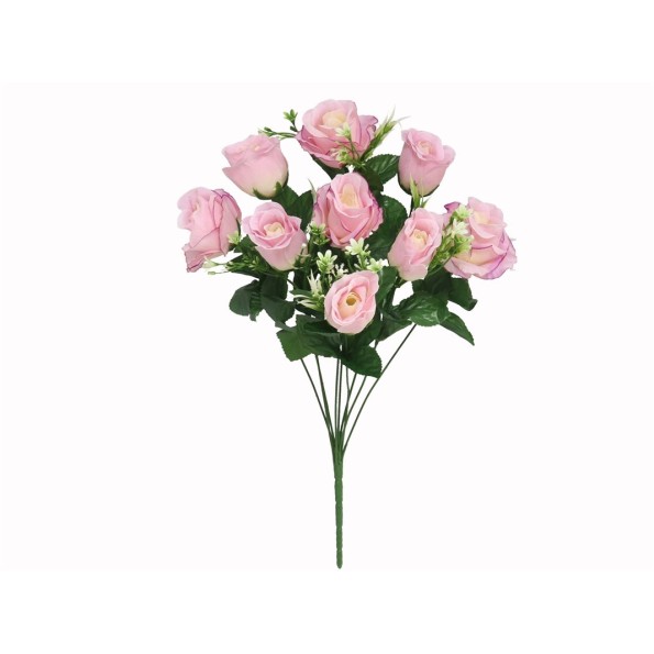 RAMO CAPULLOS-ROSAS X 9-47 CM (MALVA)