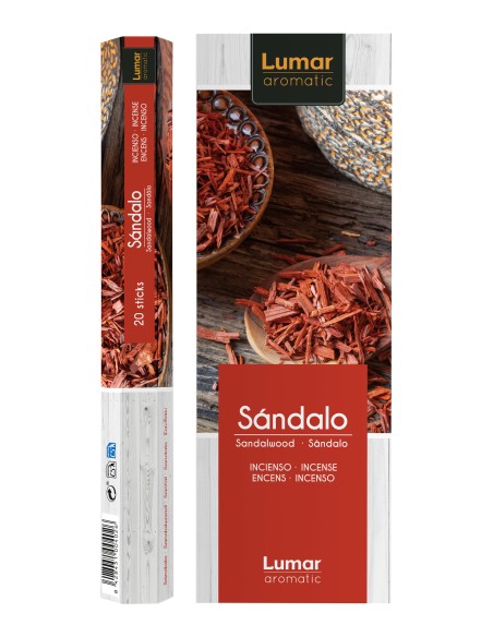 INCIENSO PERF. SANDALO 20 BARRITAS