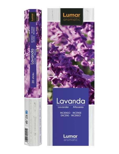 INCIENSO PERF. LAVANDA 20 BARRITAS