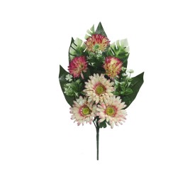 CONJUNTO GERBERAS-CRIS. X 9-47 CM (FUC)