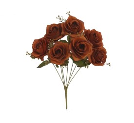 RAMO ROSAS AUTUMN X 7-43 CM (MARRON)