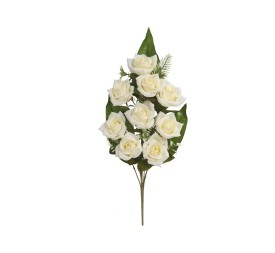 CONJUNTO ROSAS AUTUMN  X 9-52 CM (CREMA)